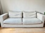 Bouclé / Teddy 3 zits bank, Huis en Inrichting, Banken | Bankstellen, Ophalen, Driepersoons, 75 tot 100 cm, Rechte bank