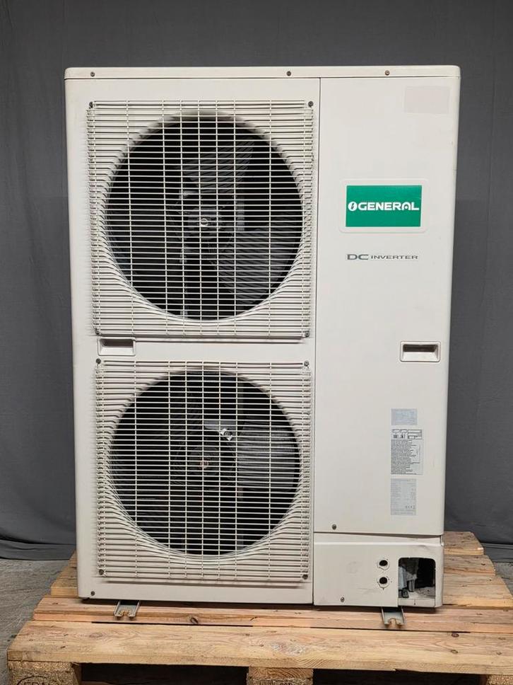 14 kW Fujitsu General airco warmtepomp inverter (losse unit), Witgoed en Apparatuur, Airco's, Refurbished, 100 m³ of groter, 3 snelheden of meer