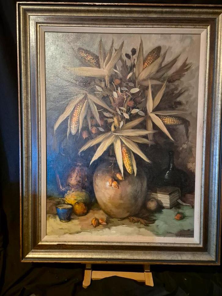 Herfststilleven Harry Zeegers, Antiek en Kunst, Kunst | Schilderijen | Klassiek, Ophalen of Verzenden