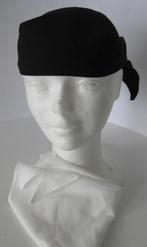 Zakdoeken / Bandana's / Hoofdbanden 2 stuks zwart & wit, Ophalen of Verzenden, Nieuw