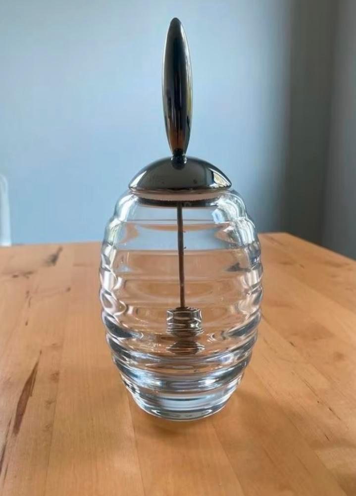 Honingpot Alessi ZGAN, Huis en Inrichting, Keuken | Servies, Zo goed als nieuw, Glas of Glazen, Overige stijlen, Overige materialen