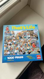 Thats life puzzel, Ophalen of Verzenden, Meer dan 1500 stukjes, Zo goed als nieuw, Legpuzzel