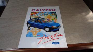 Folder  FORD  FIESTA  CALIPSO  ,  4-1991 beschikbaar voor biedingen
