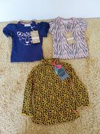 Kleding bundel shirtjes meisje 3 stuks dierenprints 62,68,80, Ophalen of Verzenden, Nieuw, Maat 62