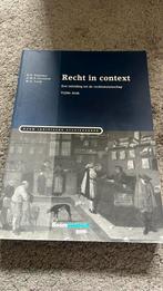 A.M.P. Gaakeer - Recht in context, Boeken, Ophalen of Verzenden, Zo goed als nieuw, A.M.P. Gaakeer; H.S. Taekema; M.A. Loth