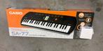 Casio SA-77 mini draagbaar keyboard, Muziek en Instrumenten, Keyboards, Ophalen, Zo goed als nieuw, Overige aantallen, Casio