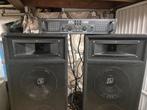 Mooie skytec pa set 2x 600watt boxen, Ophalen, Gebruikt, Minder dan 500 watt