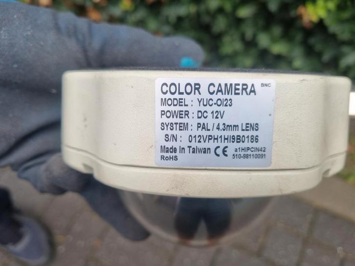 YUC-OI23 Kleuren Camera - Beveiliging, Audio, Tv en Foto, Videobewaking, Gebruikt, Buitencamera, Ophalen of Verzenden