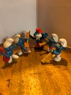 Smurfen Muziek Band - Vintage Figuren, Ophalen of Verzenden, Gebruikt, Verschillende Smurfen, Poppetje, Figuurtje of Knuffel