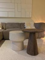 Bijzettafel/salontafel, Huis en Inrichting, Tafels | Salontafels, Ophalen, Minder dan 50 cm, Rond, Minder dan 50 cm