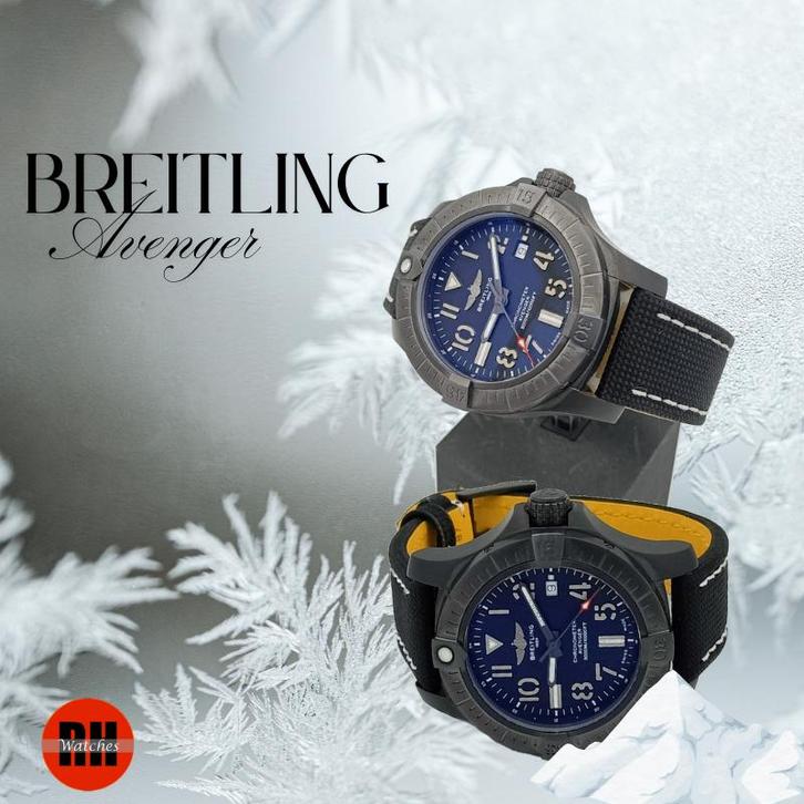 Breitling Avenger Seawolf Night Mission, Sieraden, Tassen en Uiterlijk, Horloges | Heren, Nieuw, Breitling, Overige materialen