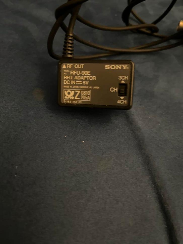 Sony RFU Adaptor voor Playstation 1, Spelcomputers en Games, Spelcomputers | Sony PlayStation 1, Gebruikt, Zonder controller, Ophalen