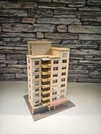 Kibri flatgebouw flatgebouw N modelspoor trein 1:160, Overige merken, Gebruikt, Gelijkstroom of Wisselstroom, Brug, Tunnel of Gebouw