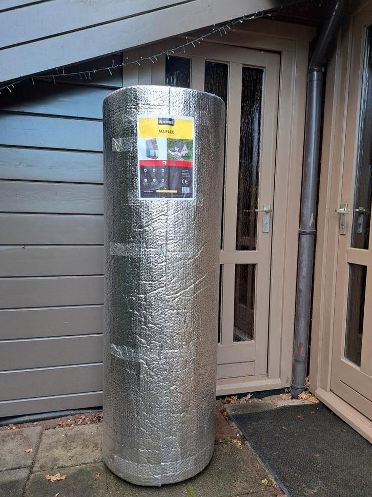 Pandser Aluflex Isolatie - Nieuw op Rol (37,5m²), Doe-het-zelf en Verbouw, Isolatie en Afdichting, Nieuw, Vloerisolatie, Muurisolatie