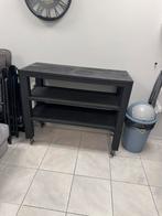 Bartafel sidetafel op wieltjes, Huis en Inrichting, Tafels | Sidetables, Ophalen of Verzenden, Gebruikt, 25 tot 50 cm, Rechthoekig
