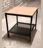 IKEA FJÄLLBO bijzettafel met twee wielen, Ophalen, Gebruikt, 50 tot 100 cm, Vierkant
