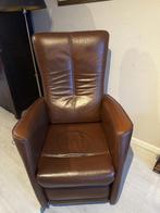 Prominent Sta-op Stoel Leder – Nieuwstaat –, Huis en Inrichting, Stoelen, Ophalen, Bruin, Zo goed als nieuw, Eén
