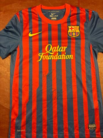 Gesigneerd Barcelona shirt Messi & Neymar beschikbaar voor biedingen