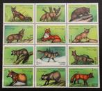 Congo - wilde dieren - hondachtigen - 12 zegels luxe postfr., Ophalen of Verzenden, Postfris, Dier of Natuur