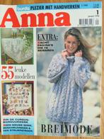 Anna januari 1996 breimode 55 leuke modellen, Boeken, Hobby en Vrije tijd, Anna handwerken, Ophalen of Verzenden, Breien en Haken