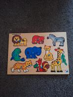 Moeilijke dierenpuzzel van hout, 2 tot 4 jaar, 10 tot 50 stukjes, Ophalen of Verzenden, Zo goed als nieuw