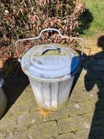 2 Oude zinken vuilnisbakken Udenhout - bodem niet rot, Ophalen