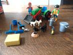Playmobil tractor met Popjes en dieren, Kinderen en Baby's, Ophalen of Verzenden, Gebruikt, Los playmobil