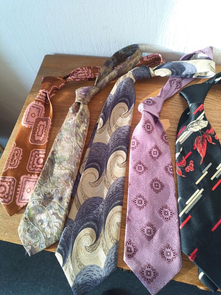 Vintage stropdassen jaren '50 en '60, Ophalen, Gedragen