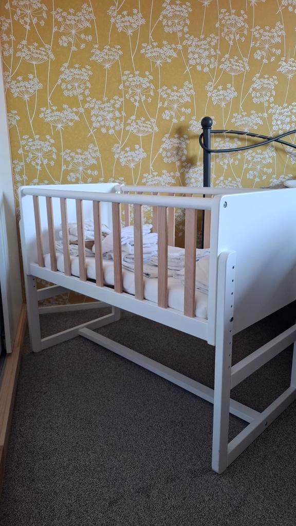 Co-sleeper Petit Amelie incl. matras, Aerosleep topper, Ophalen, Zo goed als nieuw, Wieg