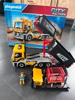 Playmobil City Action Vrachtwagen met Wissellaadbak (70444), Ophalen of Verzenden, Zo goed als nieuw, Complete set