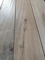 50 m2 rustieke eiken lamelparket vloer geborsteld, Ophalen, Gebruikt, Vloerdelen of -planken, 10 m² of meer