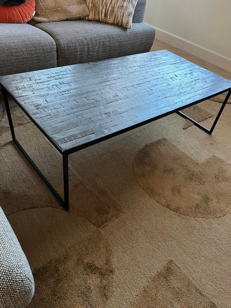 Salontafel woood zwart, Huis en Inrichting, Tafels | Salontafels, Ophalen, Gebruikt, 100 tot 150 cm, 50 tot 100 cm