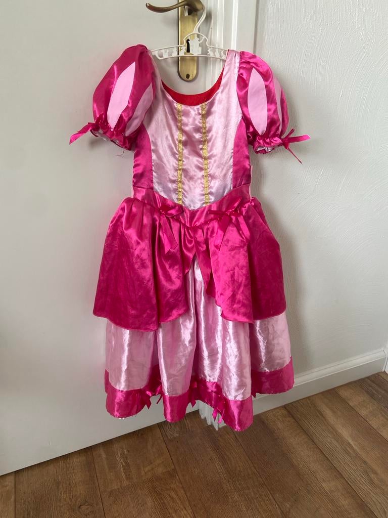 Efteling sprookjesboom jurk, dubbelzijdig, Ophalen of Verzenden, Gebruikt, 110 t/m 116, Meisje