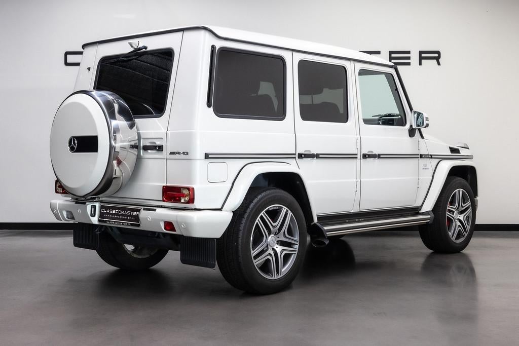 Mercedes-Benz G-Klasse AMG 63 Dealer auto (bj 2014), Auto's, Mercedes-Benz, Automaat, 5461 cc, Gebruikt, Wit