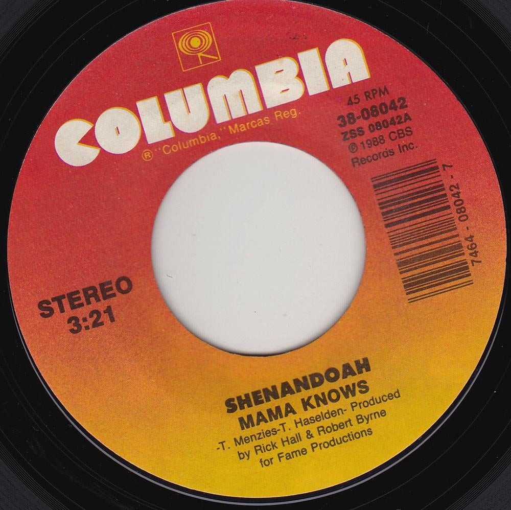 Shenandoah - Mama Knows 7", Cd's en Dvd's, 7 inch, Single, Ophalen of Verzenden, Zo goed als nieuw