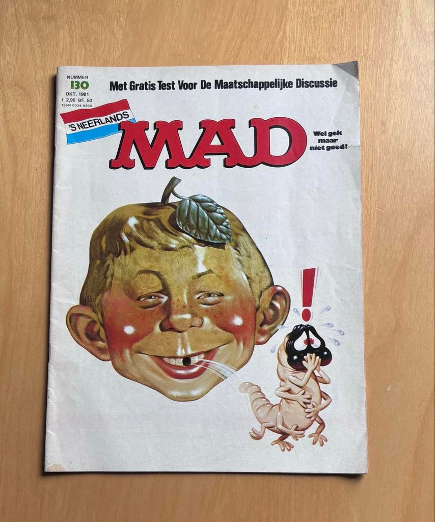 MAD Magazine nummer 130, oktober 1981, Eén stripboek, Ophalen of Verzenden, Gelezen