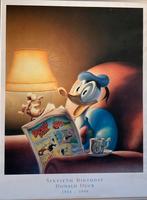 Disney Donald Duck , 60 jarig Jubileum Kunstdruk, Ophalen of Verzenden