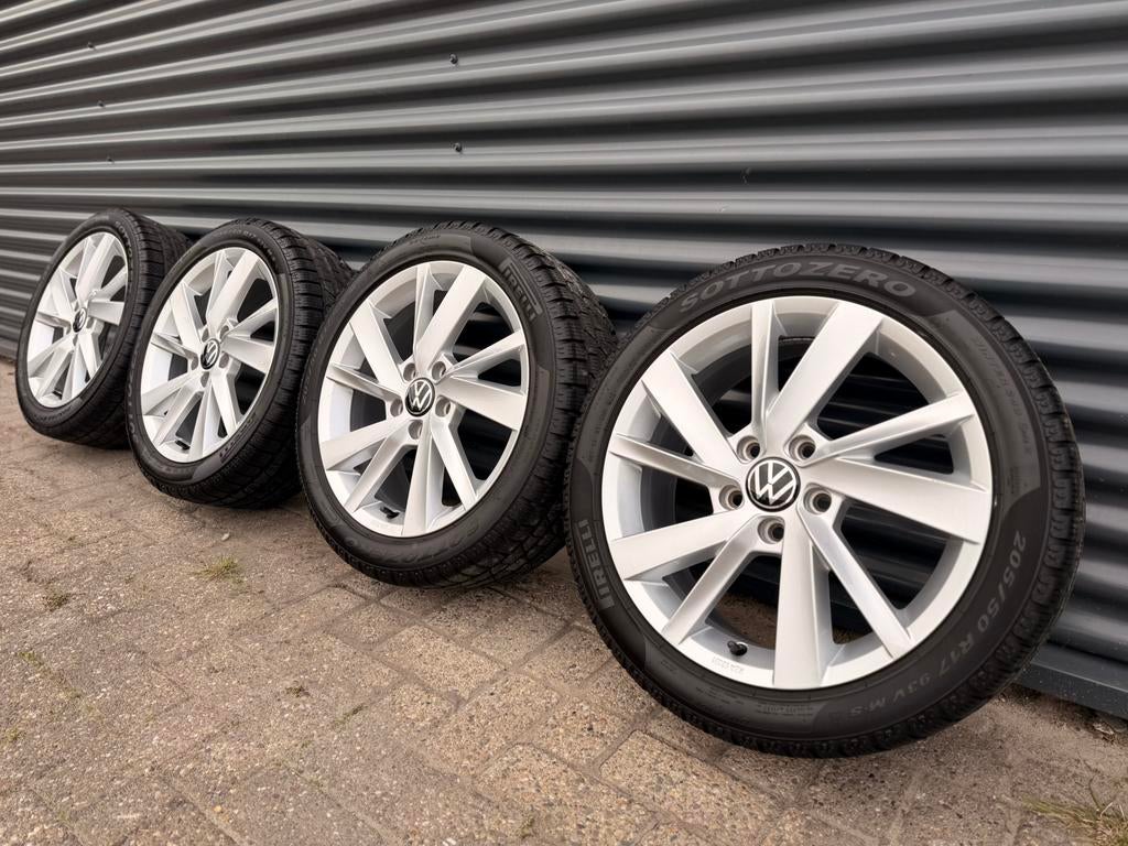 OEM VW Gavia 17 inch 5x112 Golf 8 VIII GTE GTI R-Line Winter, Auto-onderdelen, Banden en Velgen, Ophalen, Gebruikt, Banden en Velgen