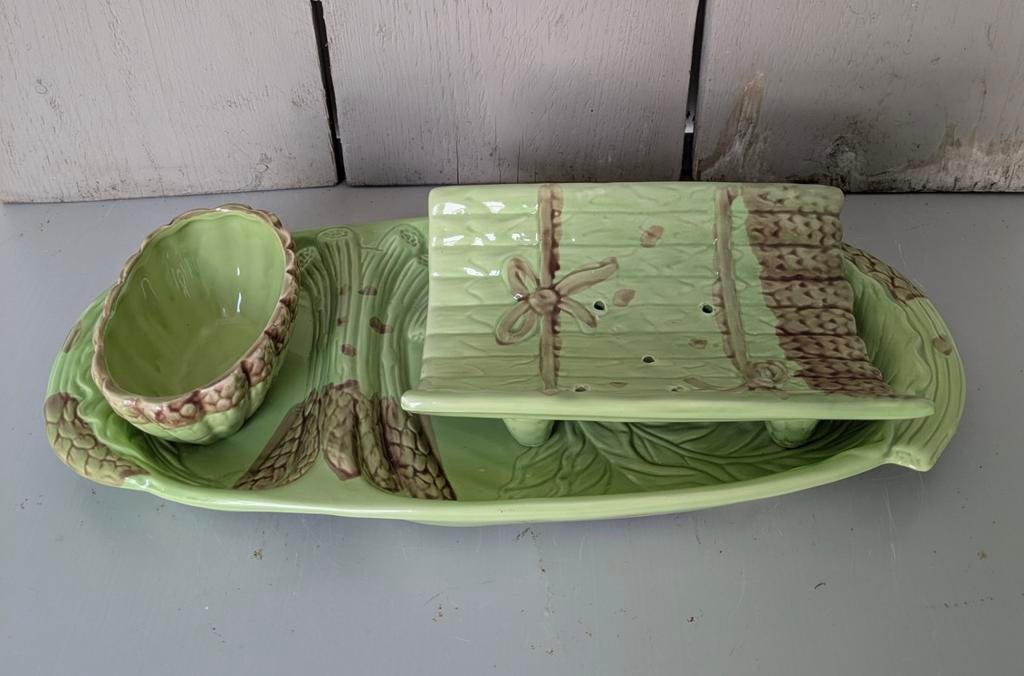 3-delige Aspergeschaal - Keramiek, Ophalen of Verzenden