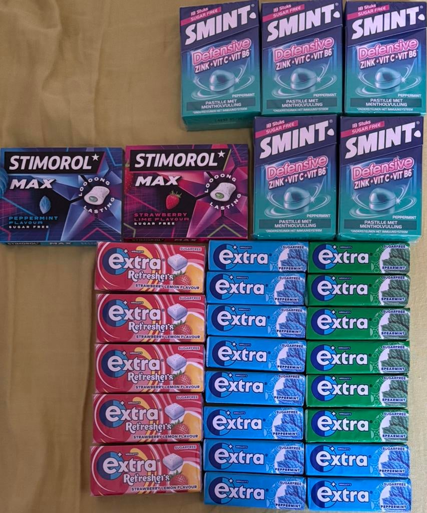 Extra kauwgom Stimorol MAX Smint defensive pastilles menthol, Ophalen
