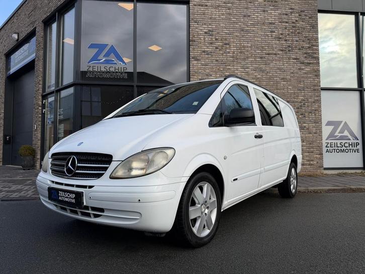 Mercedes-Benz Vito 120 CDI 320 V6 Aut Lang Dubbel Cabine|PDC, Auto's, Bestelauto's, Bedrijf, Te koop, ABS, Airbags, Airconditioning
