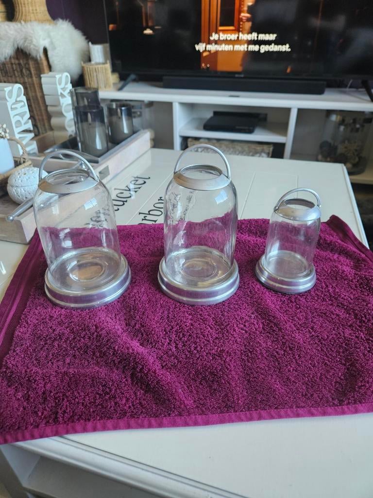 Riviera Maison Stolpen Set (2x M, 1x S), Ophalen, Zo goed als nieuw