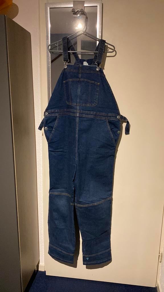 Zwangerschaps tuinbroek spijker maat L, Maat 38/40 (M), Blauw, Ophalen of Verzenden, Zo goed als nieuw