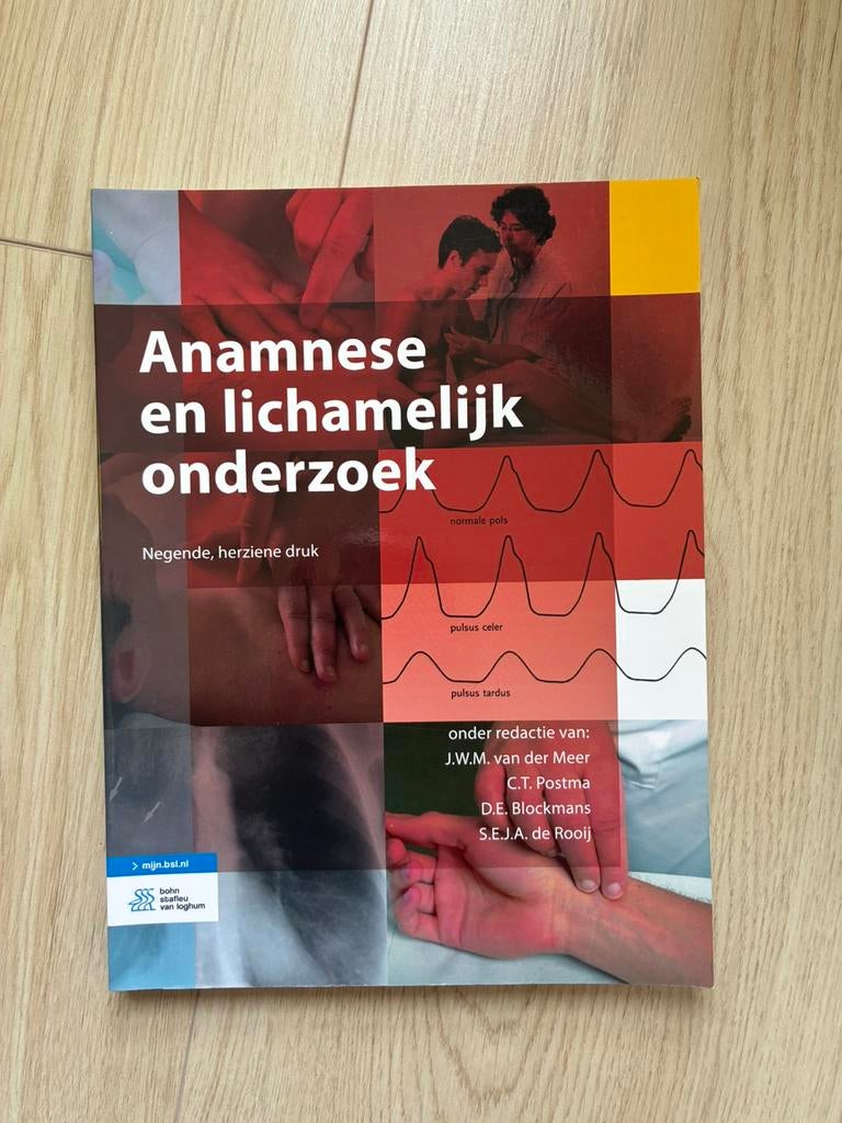 Anamnese en lichamelijk onderzoek, Boeken, Ophalen of Verzenden, Beta, Zo goed als nieuw, HBO