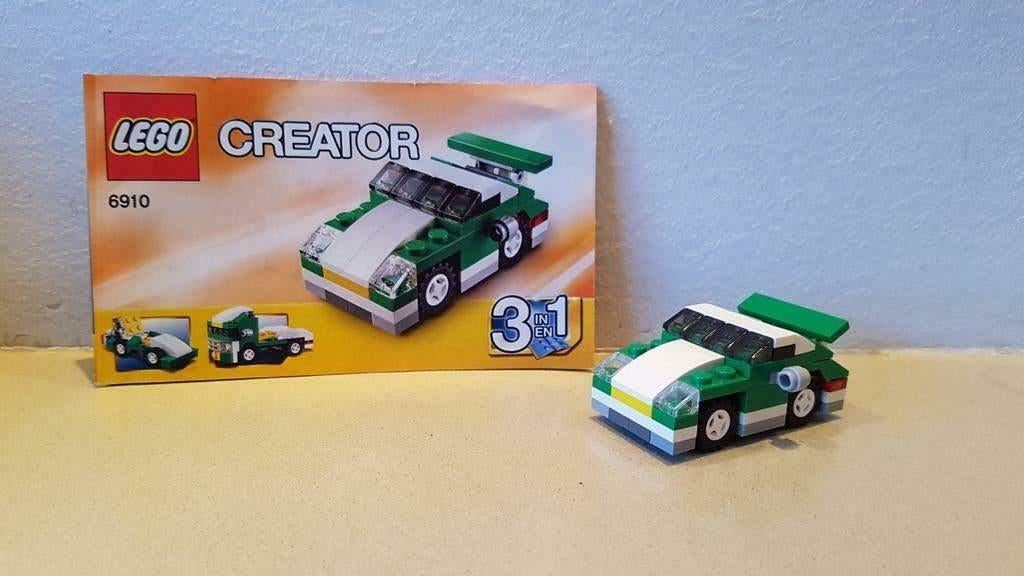 Lego Creator raceauto, sport of vrachtauto 6910, Lego, Compleet, Ophalen of Verzenden, Zo goed als nieuw