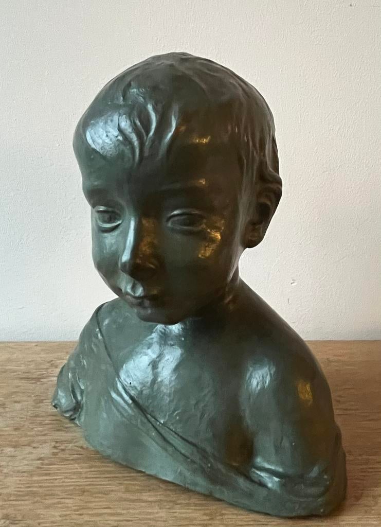 Keramische buste toegeschreven aan Ronchevsky, Antiek en Kunst, Ophalen of Verzenden