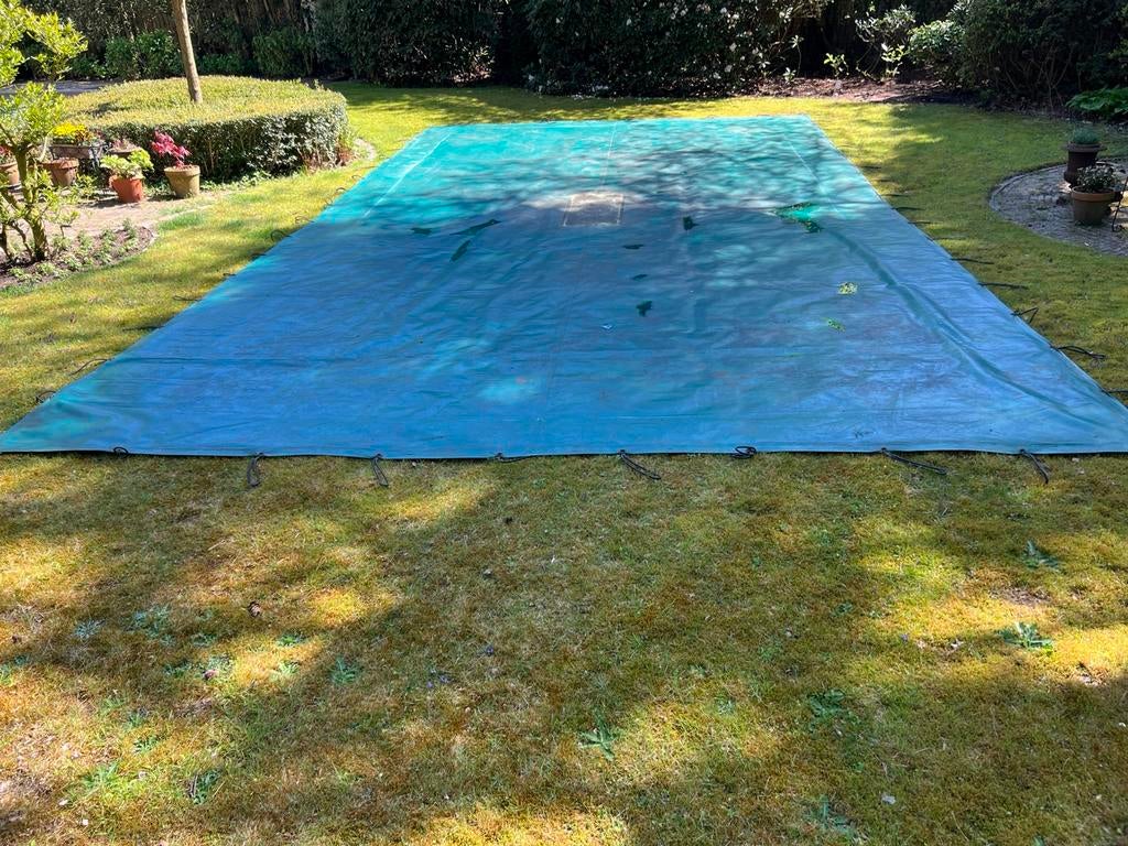 t.k.zwembad zeil PVC 8.70x4,80m zeer zware kwaliteit, Ophalen, Gebruikt, 15 m² of meer, Zeil