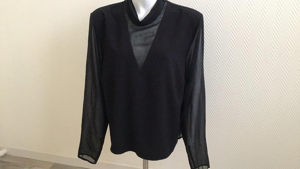 DANTE 6 blouse maat 40/42, Kleding | Dames, Blouses en Tunieken, Ophalen of Verzenden, Gedragen, Maat 42/44 (L), Zwart