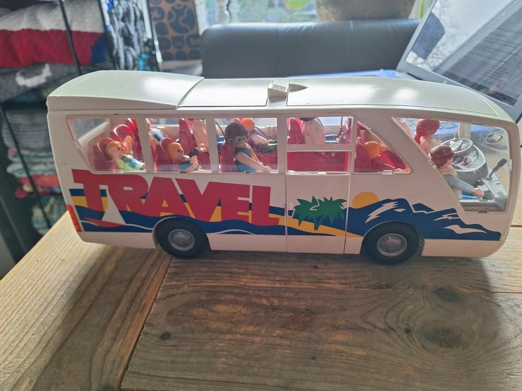 Playmobil bus, Kinderen en Baby's, Speelgoed | Playmobil, Ophalen of Verzenden, Zo goed als nieuw