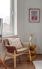 Fauteuil VEDBO Ikea gestoffeerd, Huis en Inrichting, Fauteuils, Ophalen, Gebruikt, Hout, 75 tot 100 cm